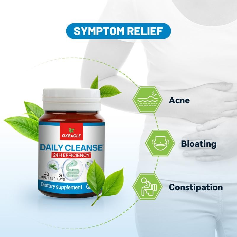 CRDT OXEAGLE Daily Cleanse Gentle Herbal Cleanse & Digestive Support