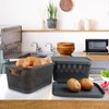 Yomjarl 2 Pack Of Potato and Onion Storage Bin,Stackable Plastic