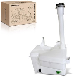 A-Premium Windshield Washer Reservoir Tank Assembly Compatible with Ford Explorer 2002-2010 & Lincoln Aviator 2003-2005 & Mercury Mountaineer 2002-2010 - with Cap & Fluid Level Sensor