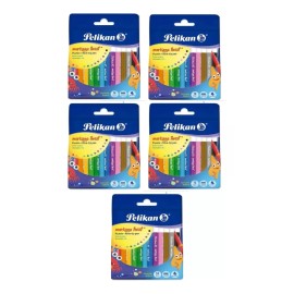 Pelikan 10 Paq. Plumones Pelikan 12 Piezas Markana Twist Plumines