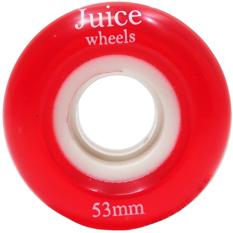 Juice Soft Wheel, 2.1 inches (53 mm), Clear Red