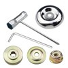 POFET Grass Trimmer Blade Set 6 Pcs Universal Metal Brush