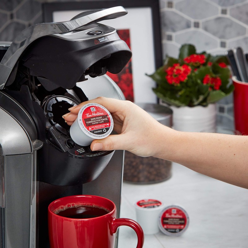 Tim Hortons Dark Roast Coffee, Single Serve Keurig K-Cup Pods,