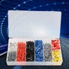 1200pcs Insulated Wire Connector Crimp Terminal  Assortment Kit