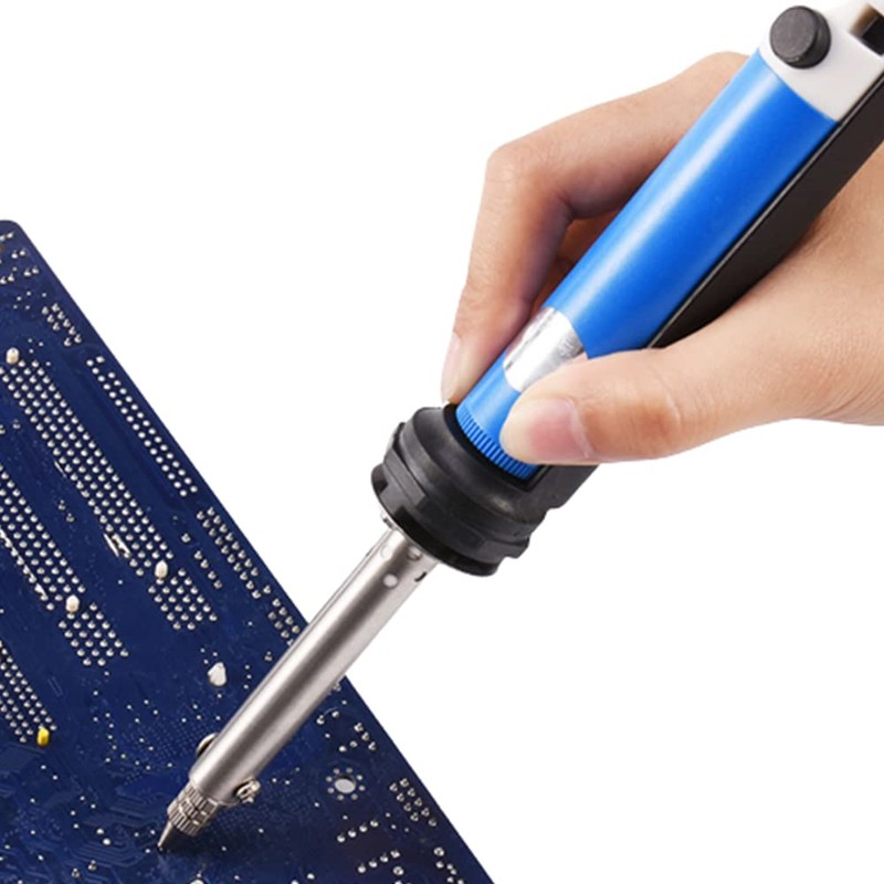 Electric Vacuum Desoldering Iron, Automatic Handheld Repair Solder Sucker Pump