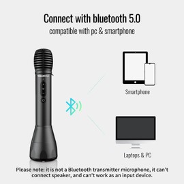 TAKSTAR 2-in-1 Bluetooth Wireless Microphone & Voice Amplifier, Portable Handheld Mic Speaker for Singing, Karaoke, Meeting, Teach, Class, Outdoors, Speech, Party - DA10(Con't Connect Speaker)