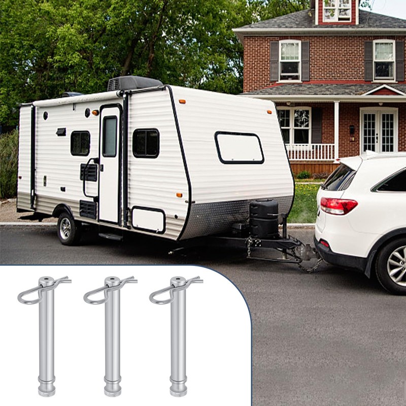 TS35010 Stainless Steel Trailer Hitch Pin and Clip for B&W