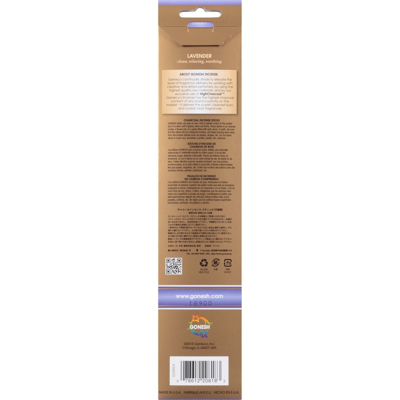 Gonesh Extra Rich Lavender Incense