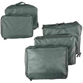 ADEPTNA 5pcs Premium Travel Luggage Organiser Set Perfect Travel Organiser Packing Cubes for Suitcases - Dustproof Washable Prevents Bacterial Growth and Smell Reduction