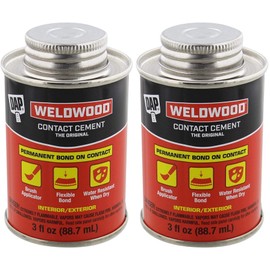 DAP 00107 Weldwood Original Contact Cement,3 oz- Pack of 2