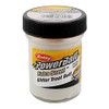 Berkley PowerBait Glitter Trout Bait, White, Fishing Dough Bait, Scent