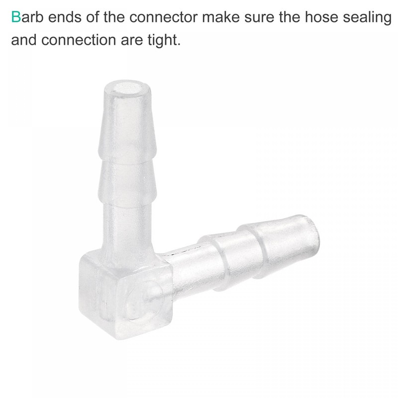 sourcing map Hose Nozzle 5 mm Barbed Wire Diameter Plastic