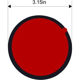 VANMASS Dashboard Pad Mounting Disk for Suction Cup Phone Mount Stand GPS Sat Nav Dash Cam with Sticky Gel Adhesive, Diameter 3.2 inch