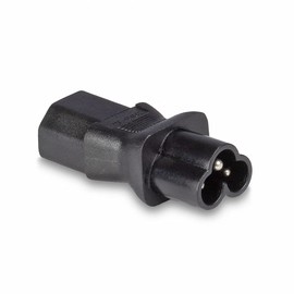 LINDY IEC C6 Cloverleaf Socket To IEC C13 3 Pin Plug Adapter