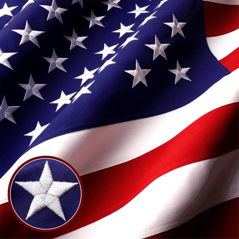 G128 Combo Pack: American USA Flag 3x5 Ft & Tennessee
