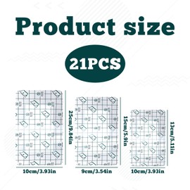 21 PCS Waterproof Dressings for Wounds,Clear Waterproof Wound Dressing in 3 Sizes,Waterproof Bandage for Swimming & Showering (PU Film, Breathable & Hypoallergenic)