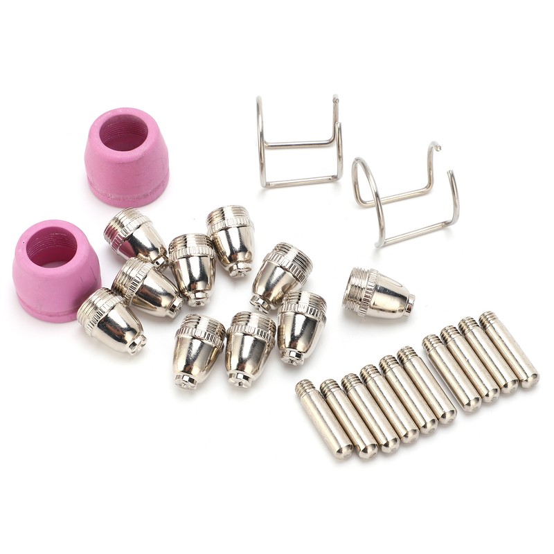 Plasma Cutting Torch Consumables Kit Electrode Contact Tip Ceramics Nozzle