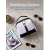 Ninzi® Bolso Bandolera De Gran Capacidad Para Mujeres Color Negro