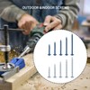680 pcs Pocket Hole Screws Assortment Kit, 5 Sizes Blue