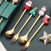 Christmas Spoons Forks Stainless Steel Cute Stylish Christmas Tableware Set