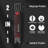 MAMBASNAKE 2-in-1 Keycap Switch Puller, 304 Stainless Steel Key Removal