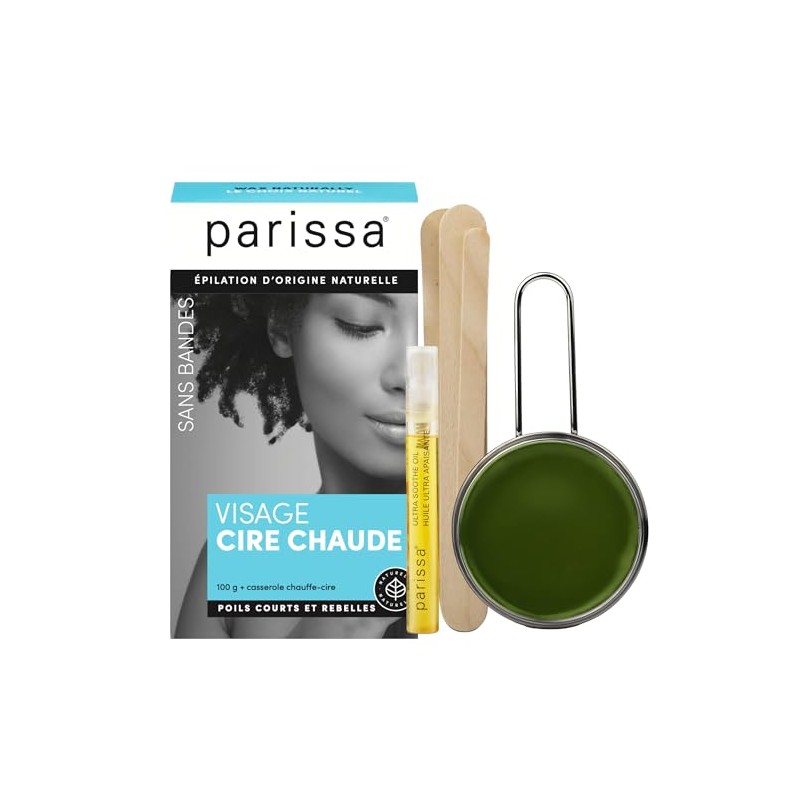 Parissa Natural Face & Lip Hard Wax Kit for Smooth