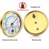 Weewooday 3 Pcs Indoor Outdoor Thermometer 2 in 1 Mini