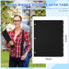 8 Tab Black Binder Dividers for 3 Ring Binders 8.5