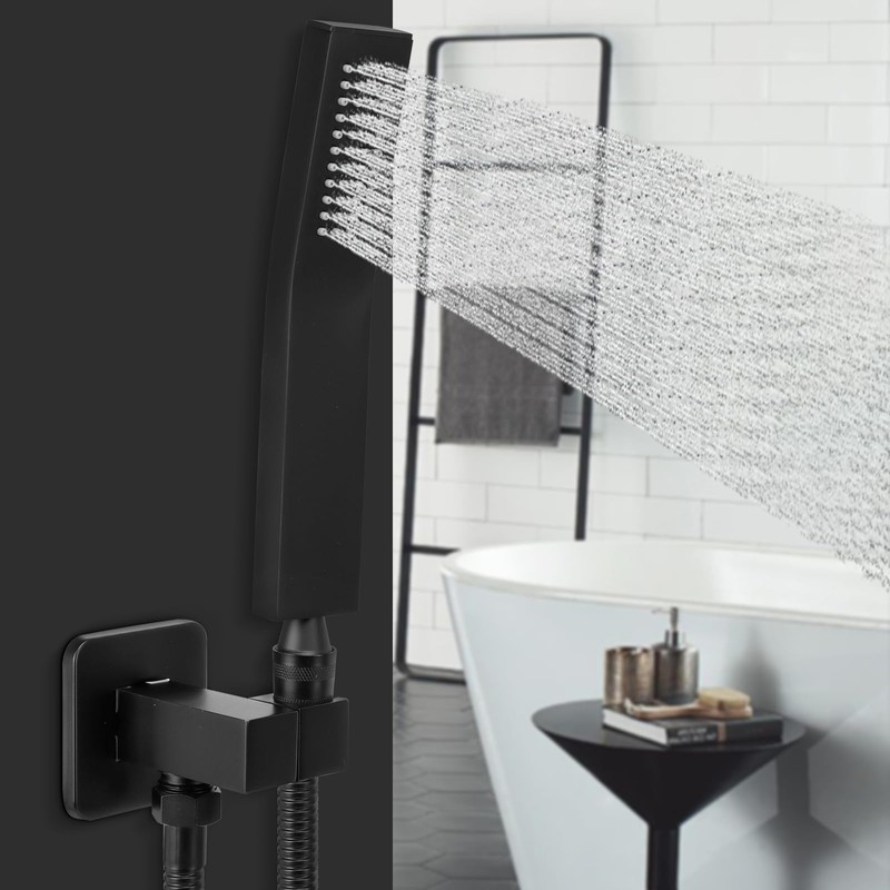 NearMoon Brass HandHeld Shower Head, Luxury High Pressure Shower Kit
