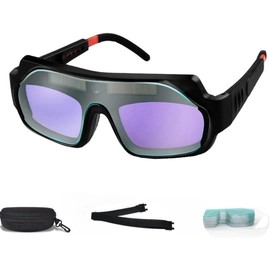 Welding Glasses True Color View -1/1/1/2 Optical Clarity Welding Goggle Protective Mask Solar Automatic Dimming Professional Eye Protection PC Glasses