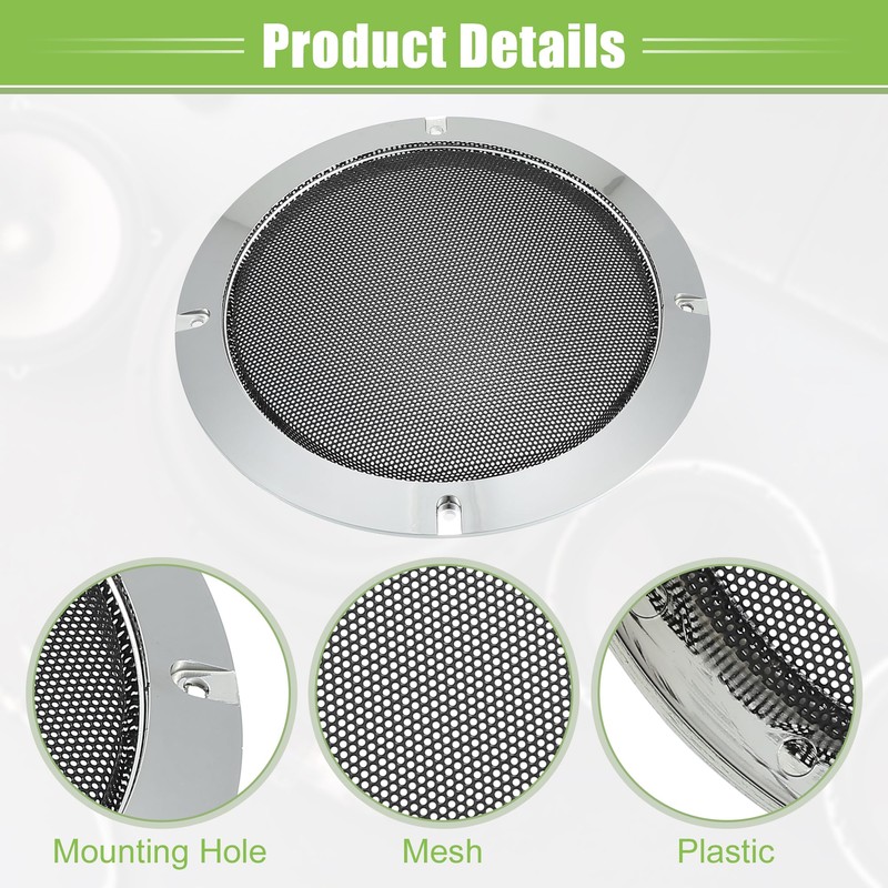VekAuto Universal 6.5 Inch 8 Inch Speaker Grille Cover Grid