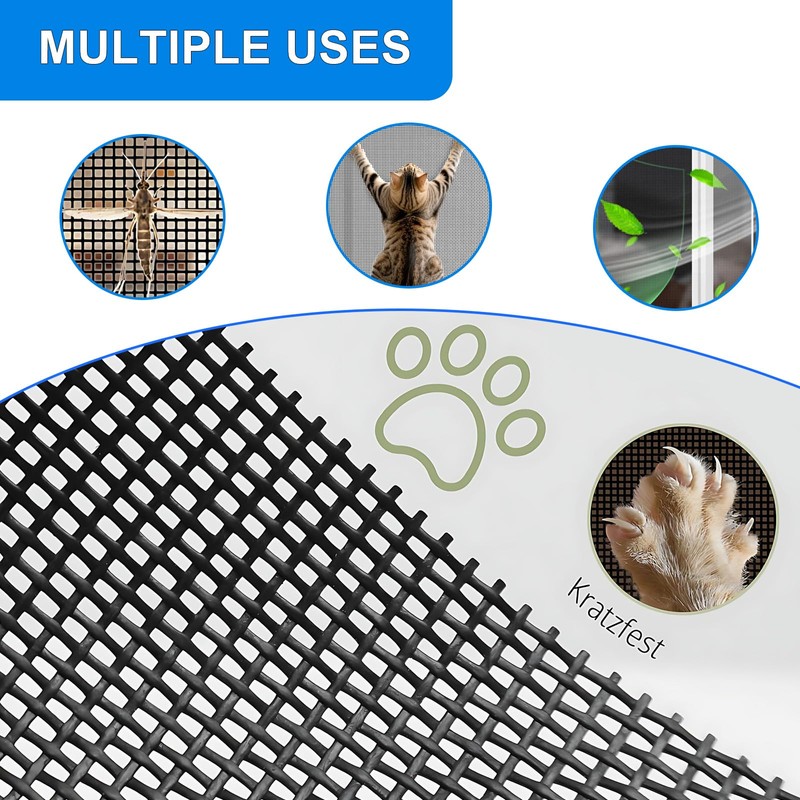 Hsyan Window Fly Screen, Cat Safe, Cat Screen, Window, No