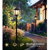 PASAMIC 63" Solar Lamp Post 2Pack, Outdoor Lights Waterproof, Pole