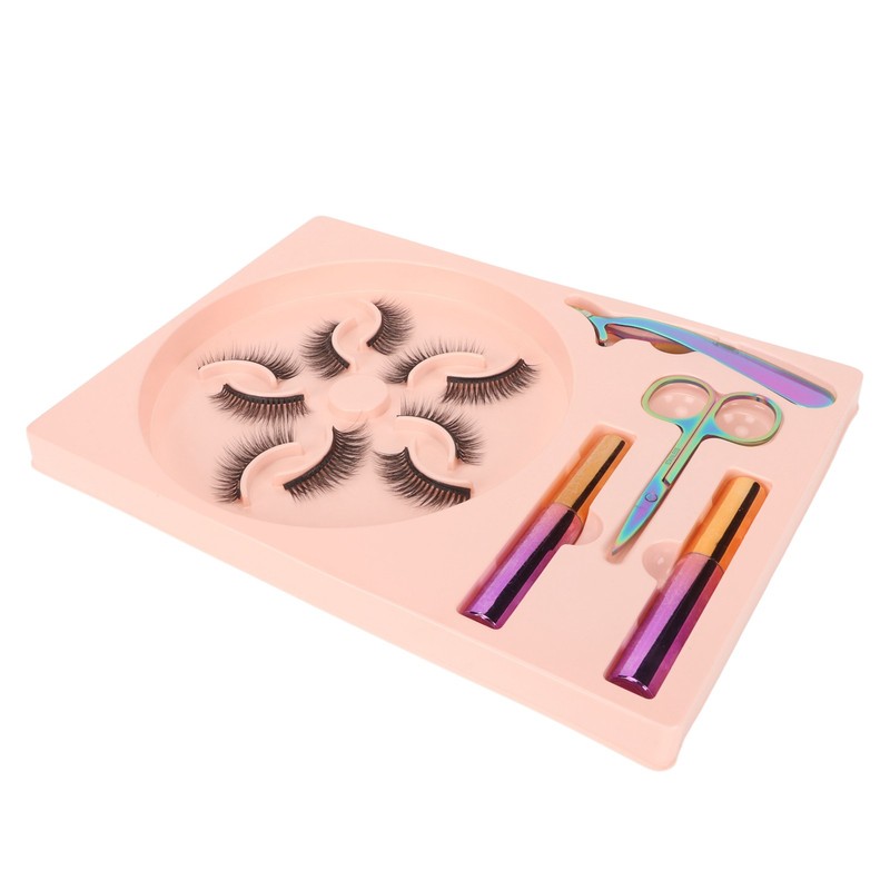 5 Pairs Magnetic Lashes with Eyeliner Kit Glue Free Waterproof
