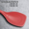 2 Pack Large Silicone Cooking Spoon, Non-Stick Slotted and Solid