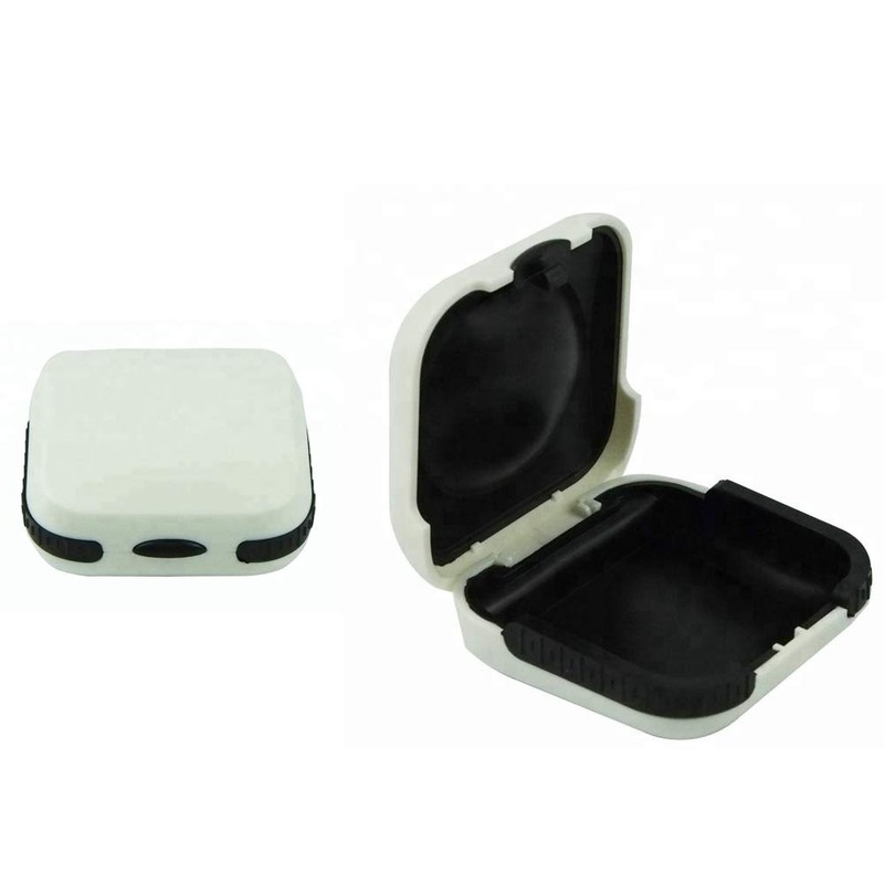 Phirunty Hearing Aid Case Hard Small Splashproof 2.16"*2.04"*0.39" Cushioned Interior