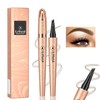 Liquid Eyebrow Pen, Microblading Black Eyebrow Pencil, Waterproof Microblading Eye