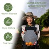 Cover Geny Gardening Apron Waterproof Cross Back Apron, 600D Heavy