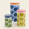 Orla Kiely Nesting Cannisters in Block Flower Print - Set