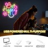Be Happy Neon Sign, Positive Classroom Decor LED Light for