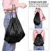 KUUQA 2 Pcs Drawstring Backpack Bags Sports Cinch Sack String