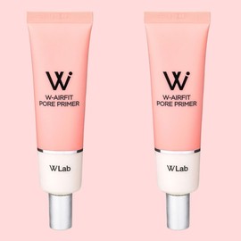 W Lab Air Fit Pore Primer 35g, pink, 2 pcs. / 더블유랩 에어핏 포어 프라이머 35g, 핑크, 2개