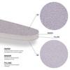 MANI KING 25pcs Professional Nail File Ellipse 100/180 Grey Heavy