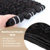 Extensiones de cabello humano rizado birmano de 30 cm, 12