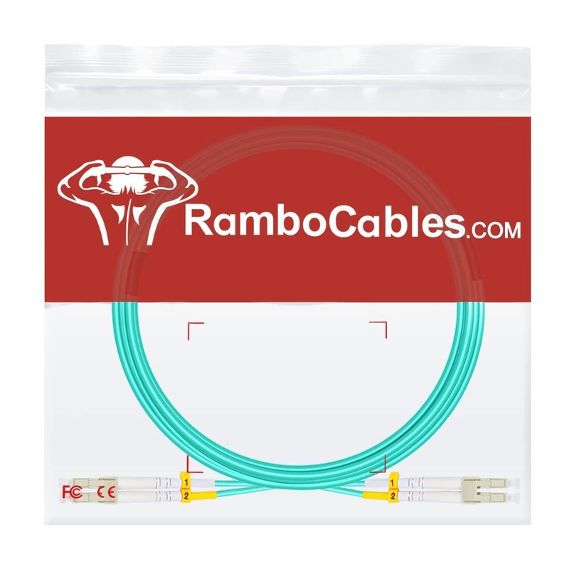 3ft(1m) OM4 LC LC Fiber Patch Cables MMF Multimode, Options