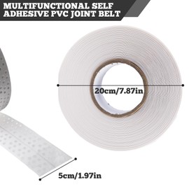 TOATELU Generic Seam Masking Tape 5 cm x 40 m, Edge Protection Wall, Drywall Tool, Wall Cracks Repair, Plasterboard Joint Tape, PVC (40 m x 5 cm)