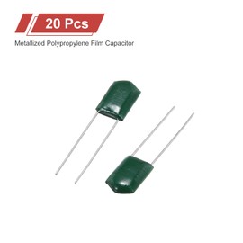sourcing map 20Pcs CBB22 630V 103J 5% Tolerance Through Hole Polyester Polypropylene Film Capacitors