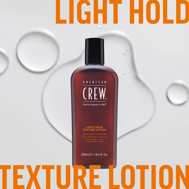 American Crew Men's Hair Texture Lotion, Like Styling Gel with