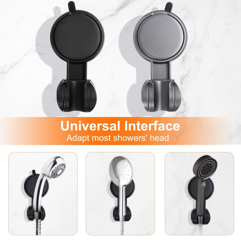 uxcell Shower Head Holder, Suction Cup Shower Head Holder, Handheld