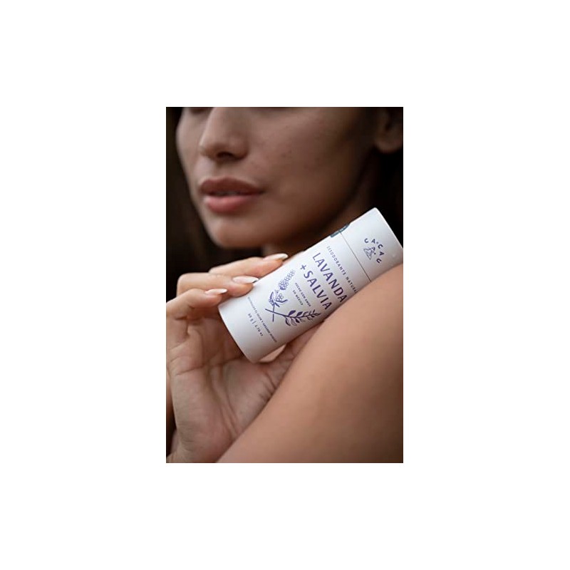 CACAU NATURALS Desodorante Natural Lavanda Salvia Vegano - Sin Aluminio